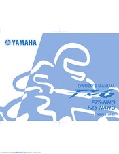 YAMAHA FZ6-NHG Owner's Manual