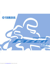 YAMAHA Fazer FZ6-S Owner's Manual