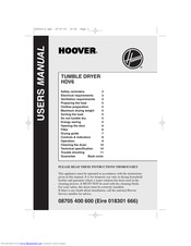 Hoover HDV6 User Manual