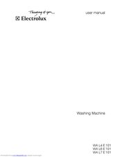 Electrolux WA L6 E 101 User Manual