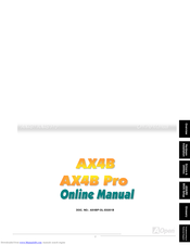 AOPEN AX4B Max Online Manual