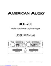 American Audio UCD-200 User Manual