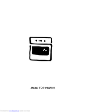 Electrolux EOB 949 User Manual