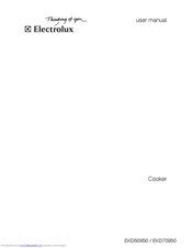 Electrolux EKD60950 User Manual