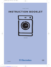 Electrolux EDE 45100 W Instruction Booklet
