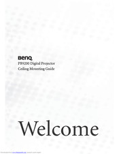 BENQ PB9200 - XGA LCD Projector Ceiling Mounting Manual