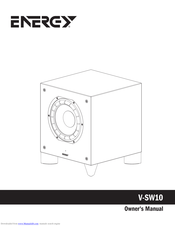 ENERGY V-SW10 Owner's Manual
