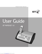 Bt PAPERJET 45 User Manual