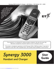 Bt SYNERGY 3000 User Manual