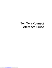 TomTom Connect Reference Manual