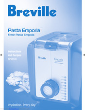 BREVILLE Pasta Emporia BPM500 Instructions And Recipes Manual