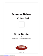 Stanley Supreme Deluxe 1100 Induction G5 User Manual