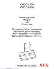 AEG CHDD 8509 Operating And Installation Manual
