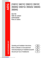 AEG 34604G Operating And Installation Manual
