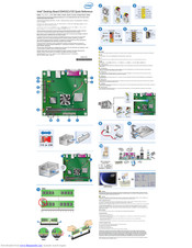 Intel D945GCLF2D - Desktop Board With Integrated Atom Processor Motherboard Quick Reference Manual