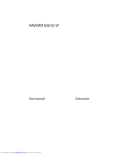 Electrolux FAVORIT 86010 VI User Manual