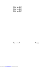 Electrolux A75230-GA3 User Manual