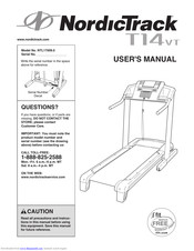 NordicTrack T14vt Treadmill Manual