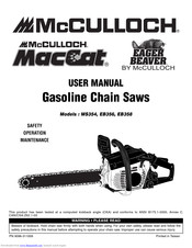 McCulloch MS354 User Manual