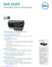 Dell 1210S - DLP Projector - 2500 ANSI Lumens Specifications