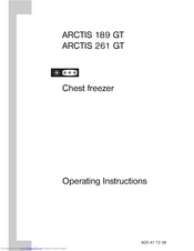 AEG ARCTIS 189 GT Operating Instructions Manual