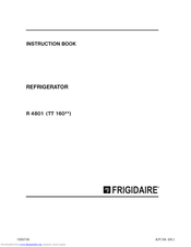 FRIGIDAIRE R 4801 Instruction Book