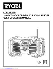 Ryobi CDRC18240G User's Operating Manual