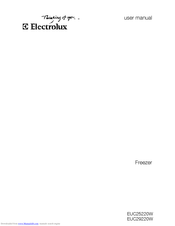 Electrolux EUC25260W User Manual