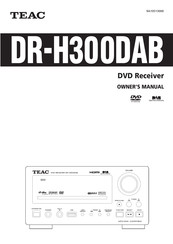 Teac DR-H300DAB Owner's Manual