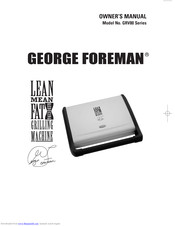 GEORGE FOREMAN GRV80 Series Owner's Manual