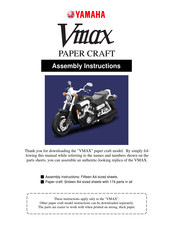 Yamaha 2013 VMAX Assembly Instructions Manual
