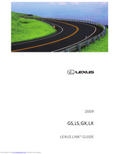 Lexus 2009 LX Series Manual