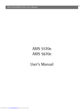 Axis 5570e User Manual