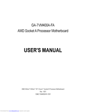 GIGABYTE GA-7VM400A-FA User Manual