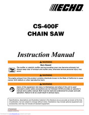 Echo CS-400F Instruction Manual