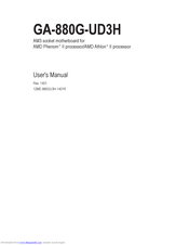 GIGABYTE GA-880G-UD3H User Manual
