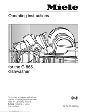 Miele G 665 Operating Instructions Manual
