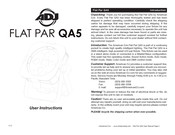 American DJ WIFLY PAR QA5 User Instructions