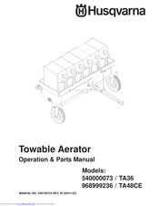 Husqvarna 540000073 / TA36 Operations & Parts Manual