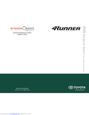 Toyota 2009 Highlander Quick Reference Manual