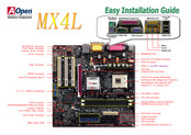 AOpen MX4L Easy Installation Manual