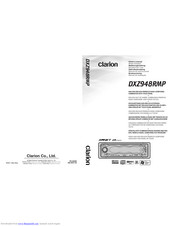 Clarion DXZ948RMP Owner's Manual