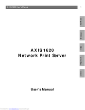 Axis 1620 User Manual
