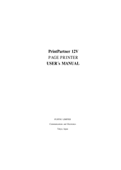 Fujitsu PrintPartner 12V User Manual