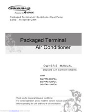 Soleus Air SG-PTAC-09HPDA Owner's Manual