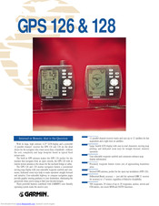 Garmin GPS 126 Specifications