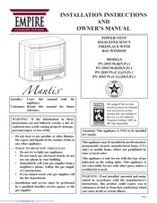 Empire Comfort Systems PV-28SV55 series Owner's Manual
