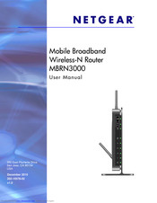 NETGEAR MBRN3000 - 3G/4G Mobile Broadband Wireless-N Router User Manual