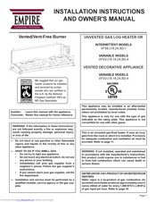 Empire Comfort Systems VFSE-18-1 Owner's Manual