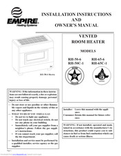Empire Heating Systems RH-50-6 Owner's Manual